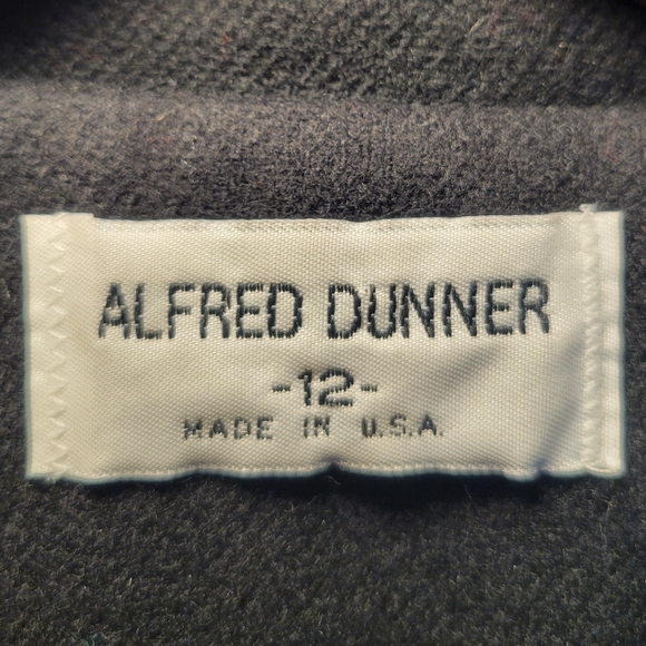 Alfred Dunner‎ Vintage Black Wool 2 Button Closure Blazer Womens Size 12 - Picture 6 of 12